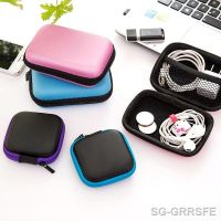 Colorful Storage Bag Earphone Hard Case Portable Organizer Earphone Case For Bluetooth Headset Smartphone Earphone USB Cable