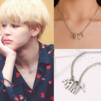 [COD] bulletproof group mens with the same style army necklace fashion Korean version of male and female letters clavicle chain