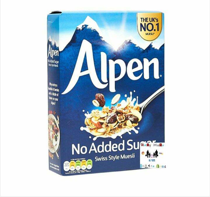 Alpen No Added Sugar Swiss Style Muesli Cereal 550g Lazada PH