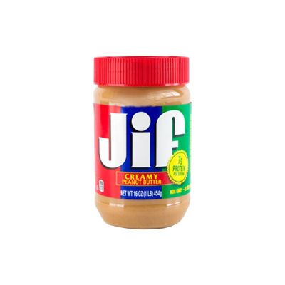 สินค้ามาใหม่! จิฟ เนยถั่วบดละเอียด 454 กรัม Jif Creamy Peanut Butter 454 g ล็อตใหม่มาล่าสุด สินค้าสด มีเก็บเงินปลายทาง