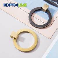 Brass Jewelry Box Knobs Nordic Kitchen Bedroom Dresser Furniture Hardware Drawer Cabinet Door Drop Ring Pull Handle