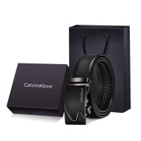 Official authentic CalvimKlove belt tide male young han edition joker youth new leather belt --皮带230714✣
