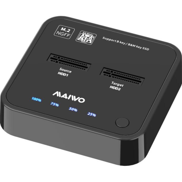 maiwo-k3016sg1-usb3-1-type-c-to-sata-m-2-1-1-duplicator-แท่นด๊อกกิ้งสำหรับ-sata-m-2-ssd-ของแท้-ประกันศูนย์-1ปี