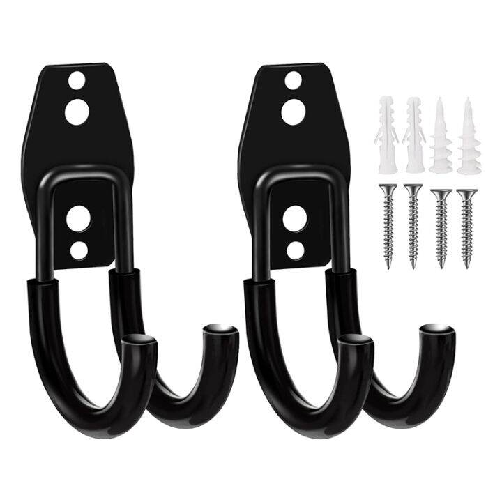 Garage Hooks Heavy Duty Wall Mount Garage Hooks Metal Garage Hooks with ...