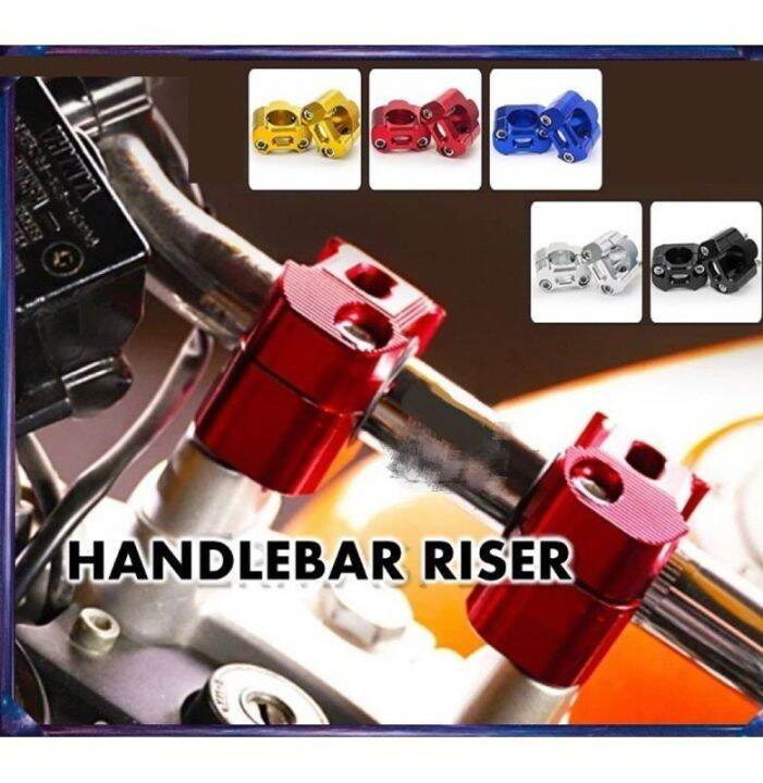 UNIVERSAL HANDLEBAR RAISER PROTAPER MOUNT CLAMP IMPORT PRO TAPER HANDLE RISER ALLOY CNC Lazada