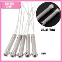 SQXRCH SHOP 1/2/5pcs ทนทาน 220V 30W40W60W อุปกรณ์งานโลหะ เครื่องมือเชื่อม แกนหัวแร้ง อุปกรณ์เชื่อม การเปลี่ยนองค์ประกอบความร้อน