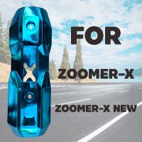 สีฟ้า ฝาครอบท่อไอเสีย ZOOMER-X ครอบปลายท่อไอเสีย ZOOMER-X New วัสดุคุณภาพ