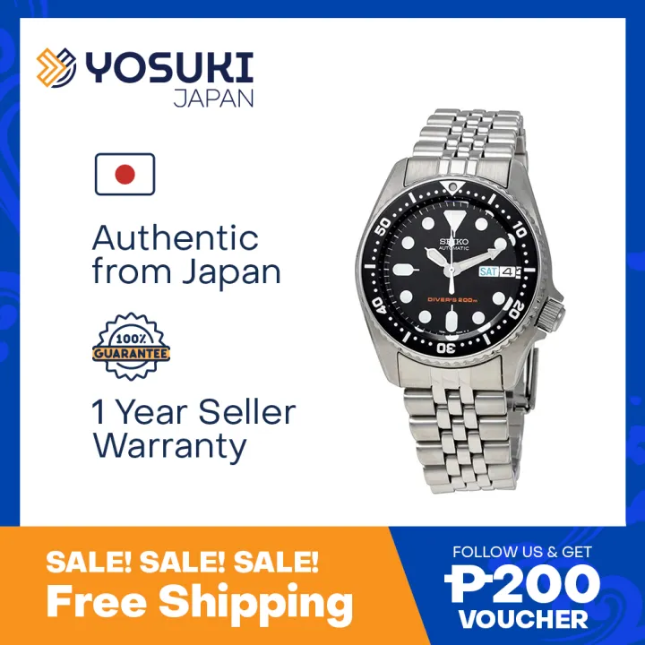SEIKO SKX013K2 SKX013K2 DIVERS Automatic 200m Lumi Bright Day Date Black  Silver Stainless Wrist Watch For Men from YOSUKI JAPAN PICKSEIKO / SKX013K2  ( SKX013K2 SK SKX01 SKX013 ) | Lazada PH