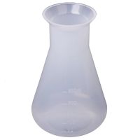 Plastic Transparent laboratory chemical flasks Container Bottle - 250 ml