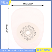 Millys 10ชิ้น ostomy colostomy ileostomy stoma กระเป๋าระบายน้ำตัดให้พอดีกับชิ้นเดียว