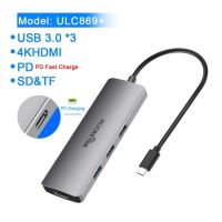 Rocketek Type C Usb ฮับ3.0ไปยัง Multi 4K อะแดปเตอร์ Rj45 Hdmi ท่าเรือ Macbook Pro Pd Usb-C พอร์ต3.1 Sd/tf Micro การ์ดรีดเดอร์ Sd