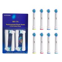 8x Replacement Brush Heads For Oral-B Electric Toothbrush Fit Advance PowerPro Health3D ExcelVitality Precision Clean