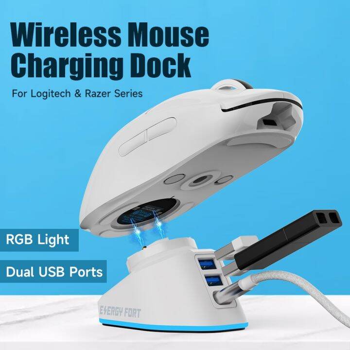 Wireless Mouse Charger for Logitech G Pro X Superlight G502 X ...