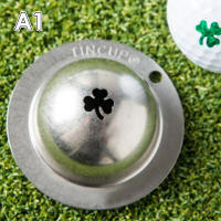 Laogeliang 1PC Golf Ball line MARKER ลายฉลุเหล็กปากกากอล์ฟ putt ตำแหน่งเครื่องมือเอดส์