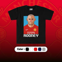 PSM เสื้อยืดลายนักฟุตบอล W.Rooney 2008