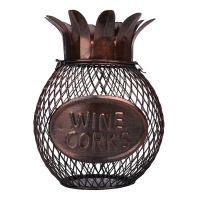 Bronze Wine Cork Container Coffee Capsule Holder Handcrafts Art Work for Home Hotel