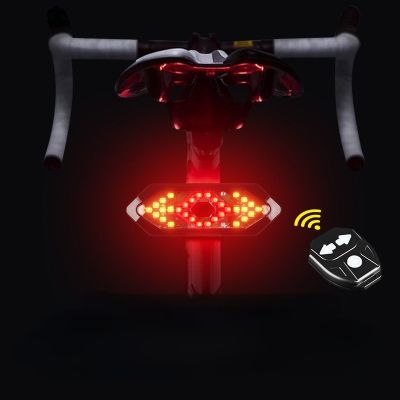 ♧ Rear Lamp Smart Bike Wireless Remote Turn Signal Lights Bicycle LED Taillight Easily Installation Personal Bicycle Parts new