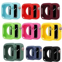 Case สำหรับ Apple Watch Series 8/7/6/5/4/3 /Se/ ซิลิโคนอ่อนนุ่มปก Case สำหรับ Apple Watch บาง Tpu กันชนป้องกัน38มิลลิเมตร40 41มิลลิเมตร42 44 45มิลลิเมตรอุปกรณ์เสริม