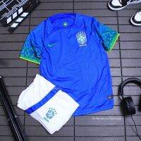 ✠ Brazil Home Jersey Team 2022-2023 Yellow Color - Standard Thai Spiked Fabric Competition Shirt