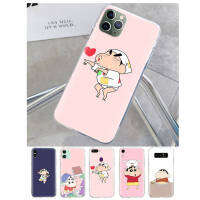 T-5 Anime Crayon Shinchan โปร่งใส อ่อนนุ่ม ซิลิโคน TPU เคสโทรศัพท์ หรับ Xiaomi Redmi Note 6A 8 9 9S 9A 7A F1 7 8A 9T S2 10A 10C 6 9C Pocophone Power Pro Prime