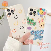 เคสโทรศัพท์ เคสไอโฟน เคสมือถือ เคสซิลิโคนทรงสี่เหลี่ยมใช้ได้กับ Compatible for iPhone 11 12 13 Pro 7 8 Plus SE 11 13 12 Pro Max XS Max กล้องฝาครอบป้องกั กรอบมือถือ กรอบโทรศัพท์ กรอบไอโฟน Mobile Accessory Hub