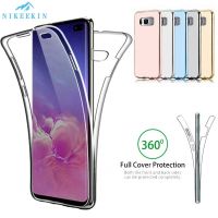 360 TPU Full Phone Cover for Samsung S20 FE Note20 Ultra S7 Edge S8 S9 S10 Lite Clear Silicone Case Galaxy Note10 8 9 Plus Coque