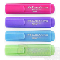 ปากกาไฮไลท์ สีพาสเทล FABER-CASTELL Highlight ปากกาเน้นข้อความ เฟเบอร์คาสเทล Textliner 46 Pastel จำนวน 1ด้าม พร้อมส่ง