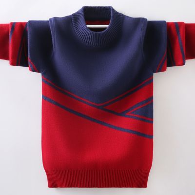 Childrens Clothing Fashion Cotton Clothing Childrens Sweater Keep Warm Winter O-Neck Sweater Boys Pullover Knitting Sweater