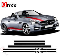 รถประตูด้านข้างกระโปรงลายสติกเกอร์รูปลอกสำหรับ Benz SLK SLC คลาส R170 R171 R172 AMG SLK200 250 55อุปกรณ์เสริม