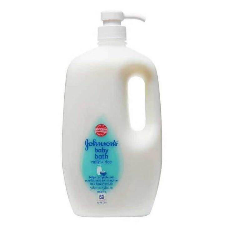 Johnson's milk+rice baby bath 1000ML Lazada PH