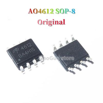 AO4612ดั้งเดิม10ชิ้น SOP-8 4612 SOP8 SMD -60V/-3.2A N + P Channel MOSFET ของแท้ใหม่