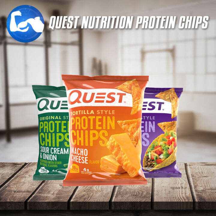 Quest PROTEIN CHIPS Healthy Chip Snack High in Protein, Low Carbs and