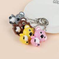 【YF】□  Koala Chain Flashlight Sound Holder Multicolor Cartoon Keyring Kids Men Jewelry