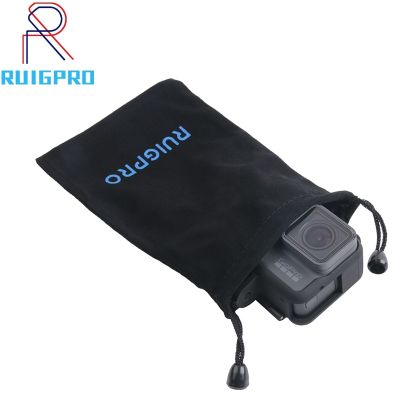 Ruigpro ชุดกระเป๋าเก็บของแบบพกพากระเป๋ากล้องอุปกรณ์เสริมสำหรับ Gopro Hero 8/7/6/5/4/3/2/1 Sjcam