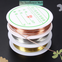 Sunflower 0.3/0.4/0.6/0.8mm Plated copper Wire beads เครื่องประดับทำ DIY CRAFT