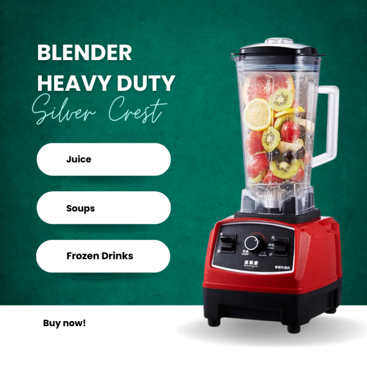 Heavy Duty Blender for smoothies , juices , soup . Powerful 4500Watt