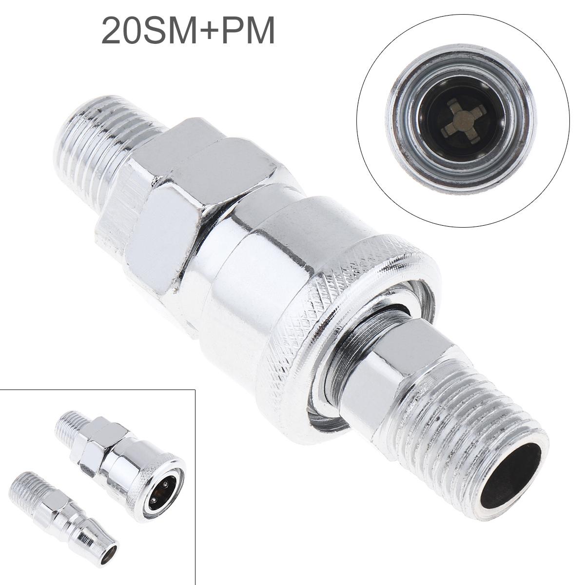 2pcs 20SH+PH Pneumatic Fitting Quick High Pressure Connector for Air Compressor 