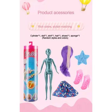 Barbie Color Reveal Doll Themed Mermaids Doll Temperature