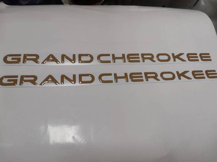 สติ๊กเกอร์ตัดคอมเทเรซิ่นนูน-คำว่า-grand-cherokee-สำหรับติดท้าย-jeep-cherokee-รถจี๊บ-แกรนด์เชอโรกี-ติดรถ-แต่งรถ-sticker