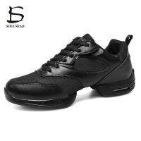 Mens Dance Sneakers Jazz Shoes Dancing Modern Dancers Leisure Modern Mesh Breathable Male Sports Performance Square Dance Shoes