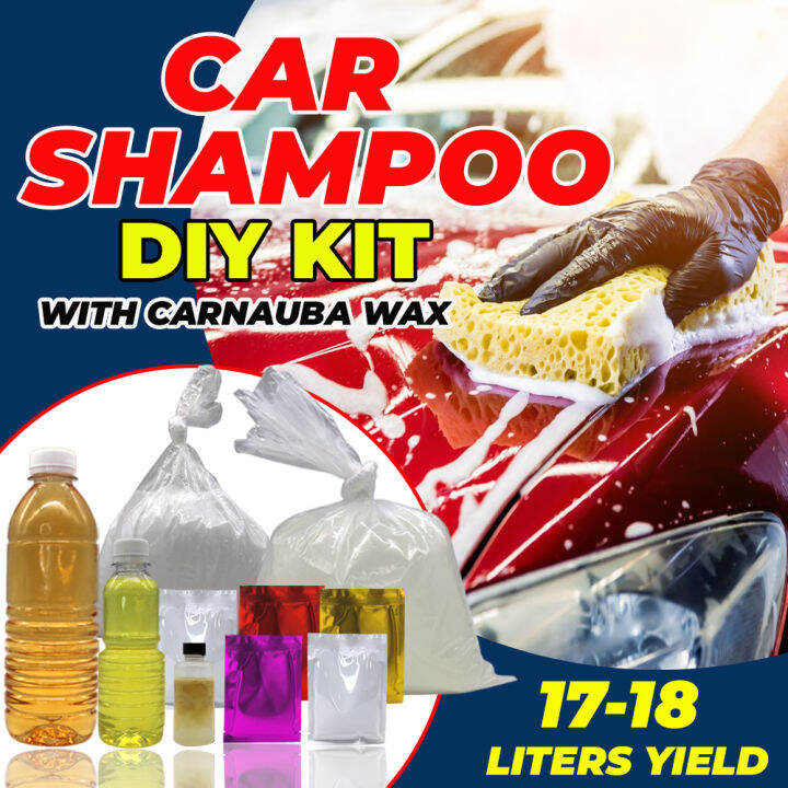 DIY Car Wash Shampoo with Carnauba Wax ,Car Soap Tutti Fruity Scent 17