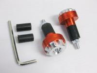 ปลายแฮนด์CNC ทองส้ม ALUMINUM BAR END ORANGE