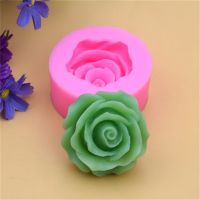 tr1 Shop Flower Bloom Rose Shape Silicone Fondant Soap 3D Cake Mold Cupcake Jelly Candy Chocolate Decoration Baking Tool Moulds