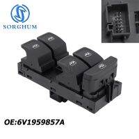 SORGHUM Car Auto Essorie For Skoda Rapid Fabia 2013-2020 Power Window Switch Front Left 6V1959857A 5JA959855 6V1959857A 12Pin