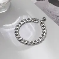 [COD] European and niche simple titanium steel does fade Cuban bracelet ins cold accessories wholesale