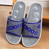 [Durable and practical] Massage slippers for men and women home indoor anti-slip mute thickened acupoints with thorn particles pedicure sole shoes summer