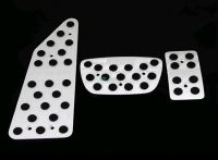 Car Accessories Aluminum AT Auto Transmission Accelerator Brake Footrest Pedal Pedales Plate Pads For Toyota Land Cruiser 200