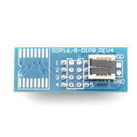 QFN8 WSON8MLF8MLP8DFN8 TO DIP8 universal two-in-one socketadapter for both 6*5MM and 8*6MM chips