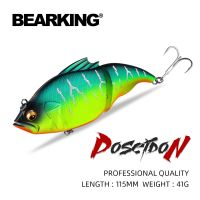 【cw】 BEARKING 115mm 41g Top professional Wobblers tackle lures vibration bait for ice Artificial accessories