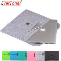 EverToner Felt Softกระเป๋ามีปกสำหรับApple MacBook Air 11 12 Pro 13 15กรณีจอตาแล็ปท็อปAnti-ScratchสำหรับMac Book 13.3นิ้ว